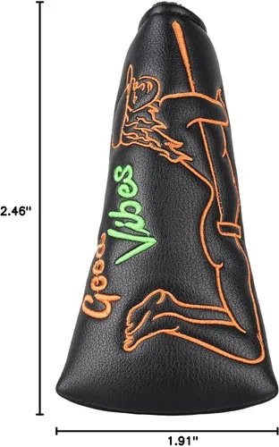Vista 8 de Craftsman Golf Blade Putter Headcover Imán Cierre magnético Divertido Animal Diverso Diseño para su elección