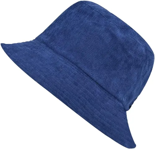 Vista 10 de Sombrero de pescador reversible de pana, unisex, de algodón, lona de sarga de algodón, sombrero de pesca solar 1#negro (reversible-negro)
