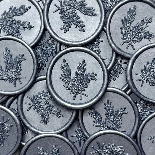 Vista 16 de 25 Piezas Calcomanías de Sellos de Cera Hechas a Mano, Sellos para Sobres, Calcomanías de Cera Autoadhesivas para Invitaciones de Fiestas de Boda