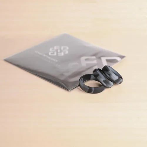 Vista 60 de Knot Theory - Anillo de boda de silicón para hombres y mujeres Anillos de goma finos de calidad superior con gran estilo, comodidad; son ideales
