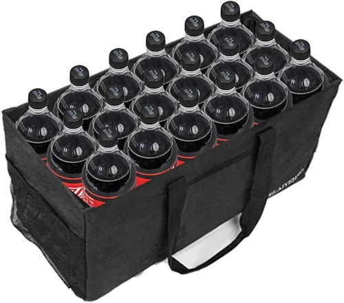Vista 7 de YELAIYEHAO 2 bolsas de mano grandes para uso general, bolsa de asas plegable plegable