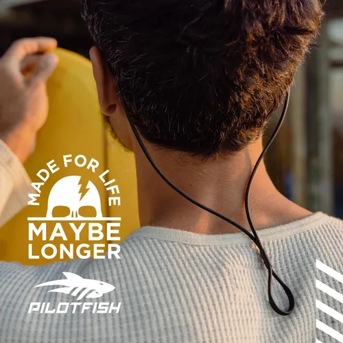 Vista 5 de Pilotfish Correa de silicona para lentes de sol de alta calidad, retenedor de lentes ajustable con diseño único de paso - Ajuste universal