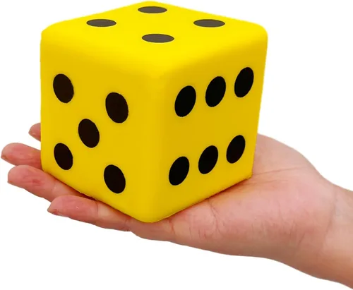 Vista 9 de Juguete de Dados de Espuma de 3.15 Pulgadas: Un Divertido Juguete Educativo de Dados Kawaii Lleno de Diversión para Juegos de Mesa Infantiles