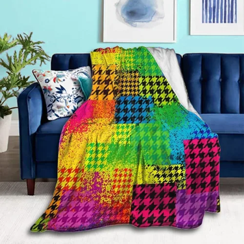 Vista 19 de Manta cómoda para cama, sofá, compatible con flores de calavera de azúcar, mantas y mantas de franela ligeras, mantas de microfibra mullidas