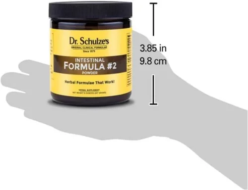 Vista 7 de Dr. Schulze's Fórmula intestinal #2 (8 onzas) y fórmula intestinal #1 Cápsulas (90 cápsulas) - Suplementos herbales orgánicos