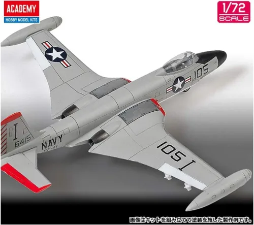 Vista 4 de Academy 1:72 - USN F2H-3 Banshee VF-41 Ases Negros
