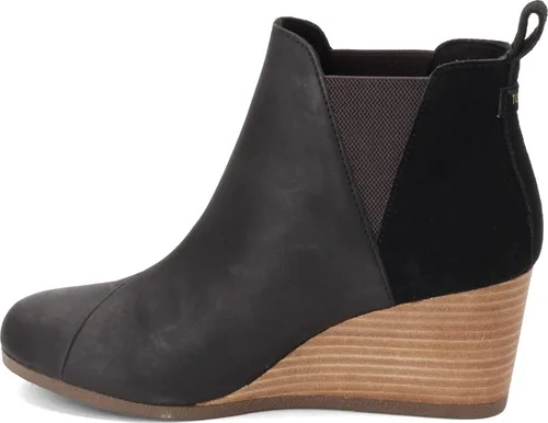 Vista 3 de TOMS Kelsey Botines de cuña para mujer.