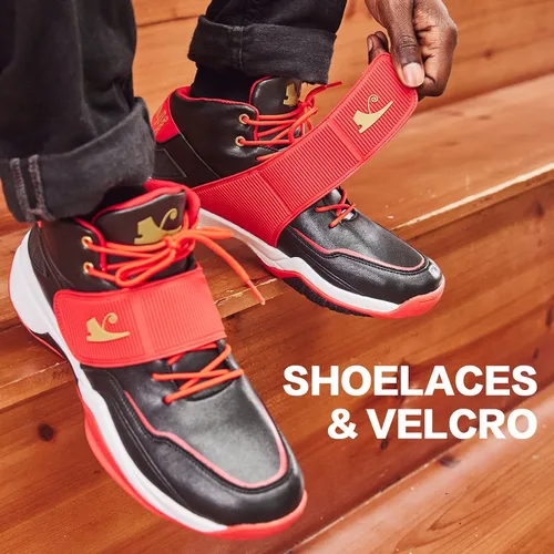 Vista 7 de Zapatos de baloncesto para hombre, antideslizantes, con parte superior baja, transpirables, acolchados, zapatos deportivos para hombres