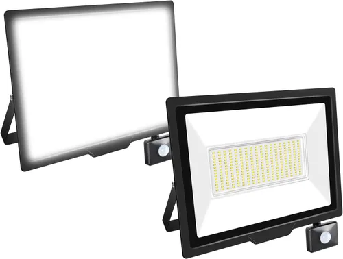 Vista 15 de Willpower 2 unids LED Floodlight 10W 1000lm LED luces de seguridad al aire libre con sensor de movimiento LED luz de trabajo IP66 impermeable PIR