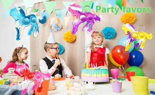 Vista 5 de Paquete de 20 mini juguetes para ansiedad con forma de caballo pequeño, para autismo, fiesta de cumpleaños, regalos para escuela, aula, adultos