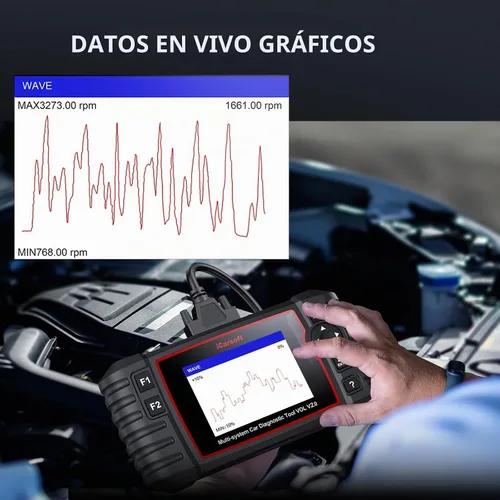 Vista 6 de iCarsoft Escáner VOL V2.0 OBD2 para Volvo/SAAB, herramienta de diagnóstico OBD2 de escaneo automático en profundidad de sistemas completos, 118