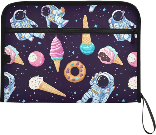 Vista 10 de Gredecor 13 Pockets File Folder Organizer A4/Letter Water Resistant Document Bag with Zipper Filing Folder Expanding File Pouch Storage for School