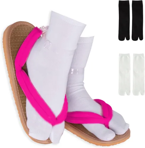 Vista 10 de Zapatos de zuecos unisex de anime para cosplay, accesorio de cosplay japonés Oshitari