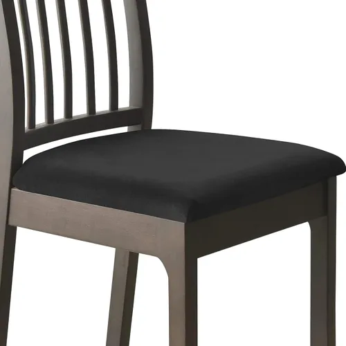 Vista 26 de Juego de 2 fundas elásticas para asiento de silla de comedor, de terciopelo suave, fundas protectoras universales extraíbles para sillas de comedor