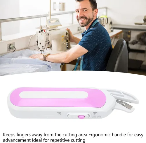 Vista 2 de Mini tijeras eléctricas portátiles para costura, tijeras inalámbricas, herramienta de corte, regalos para manualidades para hombre