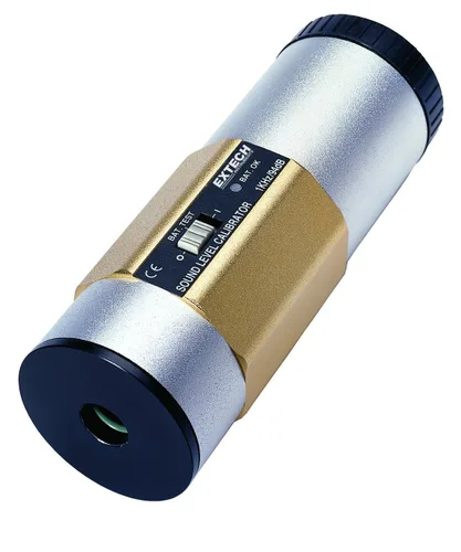 Vista 2 de Extech 407766 Calibrador de sonido 94/114dB para micrófonos de 0,5" y 1