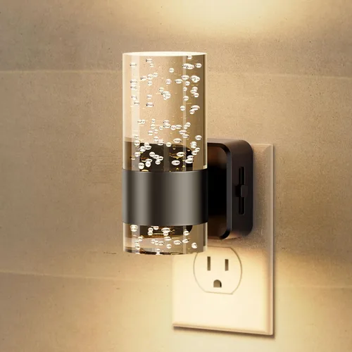 Vista 11 de JandCase Luz nocturna, luces nocturnas automáticas enchufables a la pared, luz nocturna LED regulable con brillo ajustable, luces nocturnas