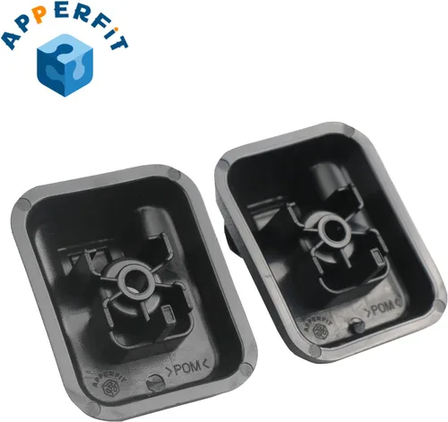 Vista 6 de Soporte de retención de clip para visera solar (negro) con tornillos para panel de parasol para lado del conductor y pasajero, AL3Z-1504132-AC