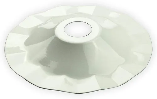 Vista 3 de fantado PaperLanternStore - Bombilla metálica para patio, para exteriores, E26, color blanco Estriado - Blanco
