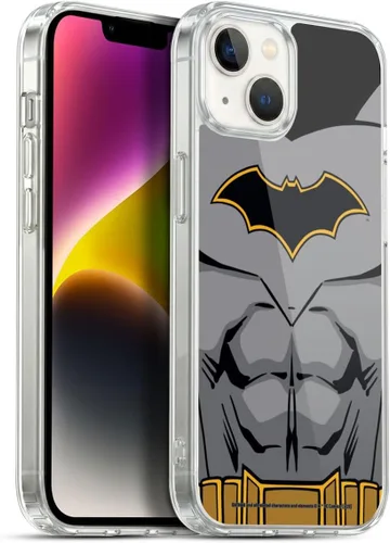 Vista 51 de Head Case Designs Funda de gel con licencia oficial de Batman DC Comics Bat Signal Logos [protección de grado militar] compatible con Apple iPhone 7