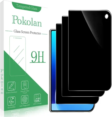 Vista 9 de Pokolan Protector de pantalla de privacidad diseñado para iPhone 11 Pro Max Negro