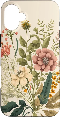 Vista 22 de Funda para iPhone 11 con diseño floral botánico vintage