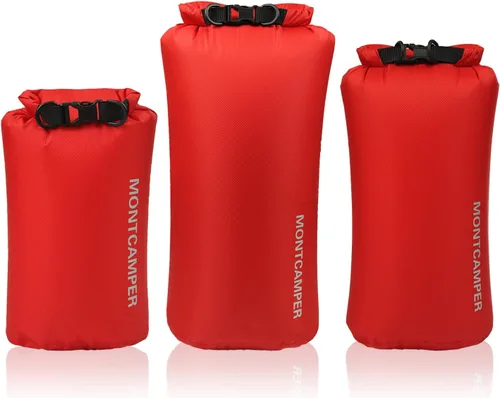 Vista 16 de Bolsa seca impermeable de 30D nailon - Adecuada para senderismo, kayak y rafting - Bolsa de almacenamiento impermeable portátil con cierre de rollo