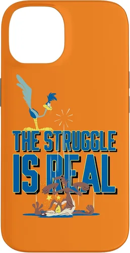 Vista 4 de iPhone 16 Looney Tunes Roadrunner the Struggle Is Real Case