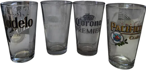 Vista 8 de Beers of Mexico - Juego de 4 vasos de pinta