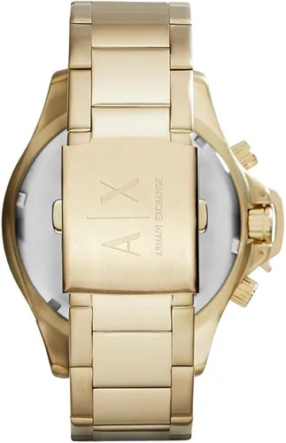 Vista 3 de Armani Exchange AX1504 - Reloj dorado para hombre