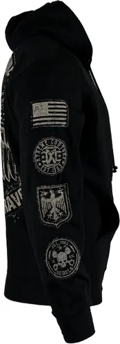 Vista 6 de Xtreme Couture by Affliction - Sudadera con capucha con cremallera para hombre