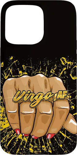 Vista 30 de iPhone 13 Pro Max Virgo AF - Anillo de astrología de cumpleaños para mujer, signo del zodiaco, funda Virgo