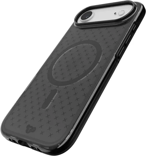 Vista 3 de Tech21 EvoCheck - Funda protectora delgada para iPhone 17 Air, color ahumado/negro, protección contra impactos, compatible con MagSafe
