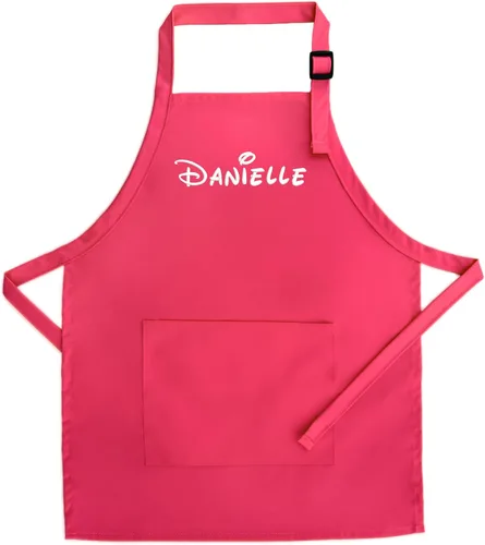 Vista 9 de Personalized Kids Apron - Chef Apron for Kids - Add a Name to Personalized Aprons for Girls or Boys Púrpura
