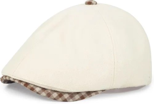 Vista 7 de Sombrero Newsboy de Qlauca para Hombre de Algodón 6 Paneles