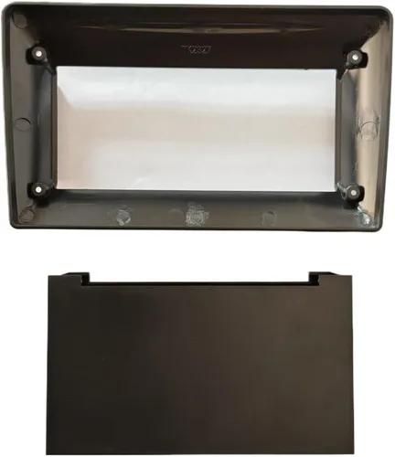 Vista 7 de 9 pulgadas universal 1 Din coche estéreo Radio Fascia pantalla táctil Autoradio coche MP5 reproductor adaptador de placa de marco 1din reemplazo