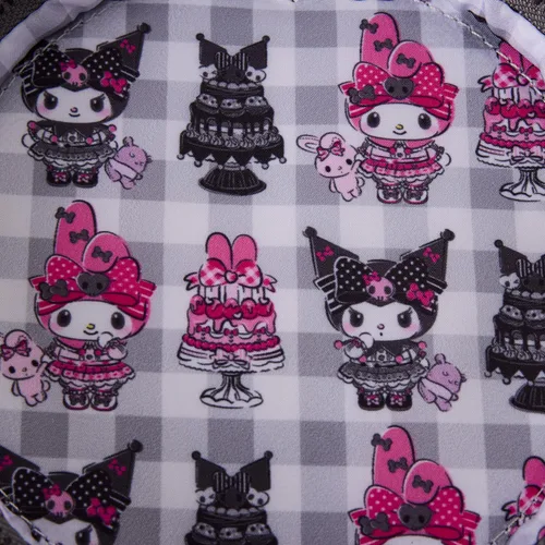 Vista 4 de Loungefly Sanrio My Melody and Kuromi - Bolso bandolera