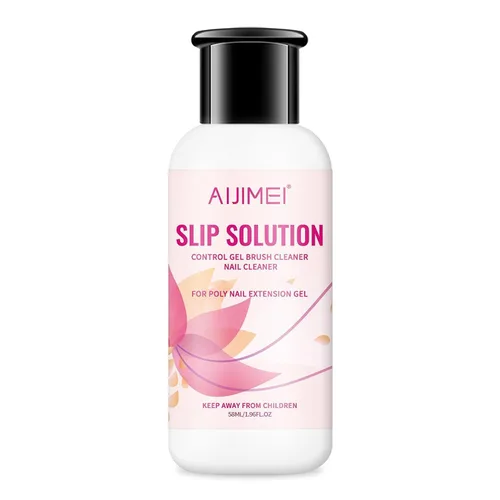 Vista 8 de Juego de soluciones deslizantes de uñas de 2.0 fl oz/2fl.oz Solución deslizante para uñas de gel de polietileno, extensión de uñas, solución