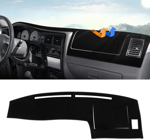 Vista 32 de Autorder Alfombrilla de cubierta de tablero para Toyota 4Runner 2003 2004 2005 2006 2007 2008 2009 Accesorios Cubierta de tablero de terciopelo