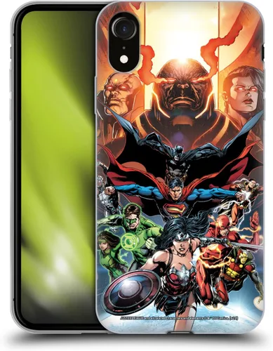 Vista 47 de Head Case Designs Funda de gel con licencia oficial de la Liga de la Justicia DC Comics #10 Darkseid War Comic Book Cover