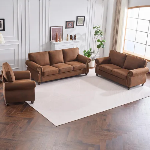 Vista 19 de Couchus Juegos de muebles de sala de estar, juegos de sofá y juegos de sofá para sala de estar, sofás vintage de mediados de siglo con diseño