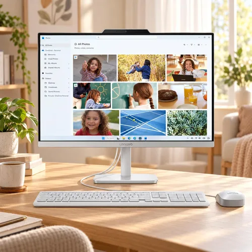 Vista 7 de Lenovo IdeaCentre 24" todo en uno, 16 GB de RAM, 1 TB de almacenamiento