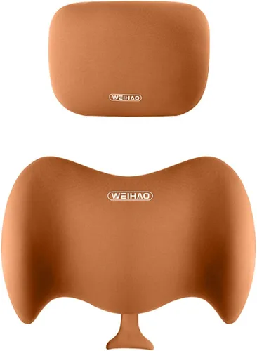 Vista 18 de Almohada de apoyo lumbar, almohada lumbar de espuma viscoelástica para aliviar el dolor de espalda, almohada lumbar ergonómica aerodinámica