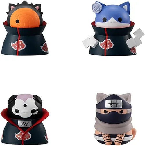 Vista 5 de Megahouse - Naruto Shippuden - Nyaruto Shippuden: Battle to defend Konoha!, Mega Cat Project (set completo con regalo)