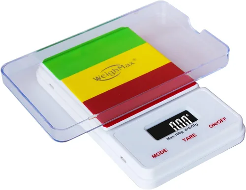 Vista 3 de Weighmax Dream Series - Báscula digital de bolsillo, 100 x 0.00 oz, Rasta