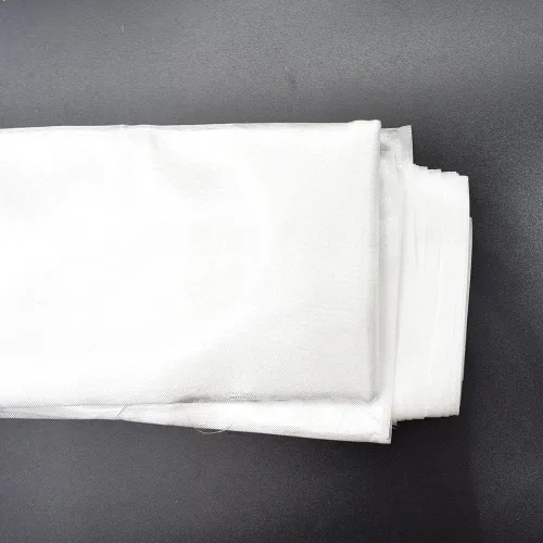 Vista 5 de MTYIQS Paño de fibra de vidrio Tejido liso Tela de fibra de vidrio 0.85oz 0.001 in Fibra de vidrio Mat Material Roll Tela tejida blanca para placa