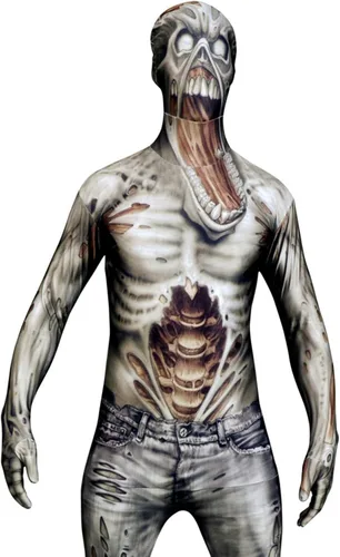 Vista 2 de Morphsuits mens Monster the Zombie Skinsuit