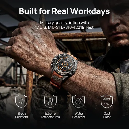 Vista 10 de mibro GS Explorer S Reloj inteligente resistente de cerámica para hombres