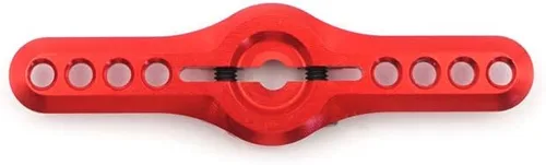Vista 6 de FrSky 6-25T Servo Brazo de metal azul y rojo (azul, individual)