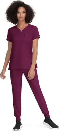 Vista 3 de KOI Basics 1094 Sansa Top de uniforme médico para mujer